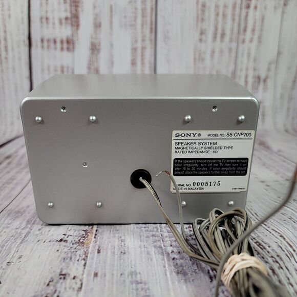 Sony 5 Speaker System SS-SRP700, SS-CNP700, SS-MSP700 surround system speakers - Picture 5 of 16